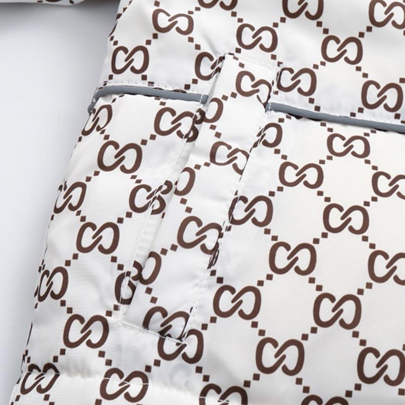 Παιδικό Σετ Μπουφάν με Πουπουλένιο Παλτό και Γούνινο Κολάρο από Αληθινό Ρακούν 1-3 Ετών Αποσπώμενη Πουπουλένια Σαλόπετα με Καβάλο