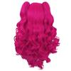 Pony Friends Pinkie Pie Cosplay Wig Double Ponytail Synthetic Long Curly Wig Cute Girl The Pony Cartoon Anime Coser Wig Daily