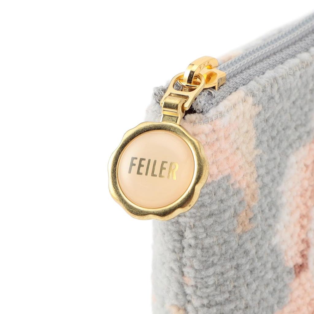 Pouch Holy Peony Gray [Feiler] Boat-shaped [1I1325121165110] HOY-251165 Women's