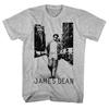 James Dean Walk Walk Gray Heather Adult T-Shirt