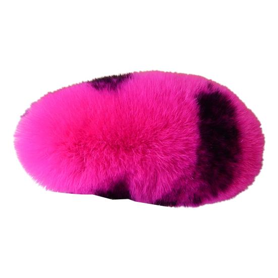 Women Hair Barrette Fashionable Korean Style Headdress Plush Metal Snap for Party