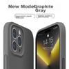 IPhone 16 Pro Case, IPhone 16 Pro Protective Cover with Full Lens Protection, Liquid Silicone Ultra-Thin Shockproof Simple Soft Case, Graphite Gray