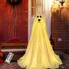 Figurine de Chien Halloween pour Présentation de Fête avec Housse Style Tissu Drapé Doux et Visage Amical pour la Décoration d'Entrée