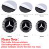 56/60/65MM Car Sticker Wheel Center Covers Hub Cap Emblem Decoration Decal for Mercedes Benz AMG W212 W204 W211 W124 A B S Class