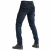 Men's Slim Fit Four Seasons Motorcycle Cargo Pants - Black, Multi-Pocket Riding Jeans