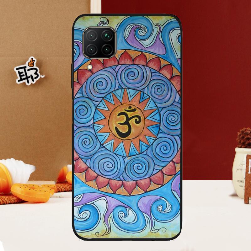 Aum Om Namaste Symbol Zen Yoga For Huawei Nova 10 9 SE 3i 7i 8i 11i 12i Y60 Y61 Y70 Y72 Y73 Y90 Y91 P20 P30 P40 Lite Case