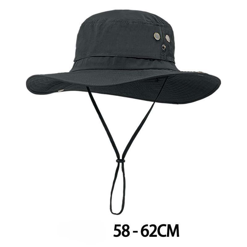66Cm Big Size Quick Drying Fishman Hat Summer Outdoor Hiking Hat Men'S Uv Protection Wide Brim Sun Cap Women'S Foldable Sun Hat