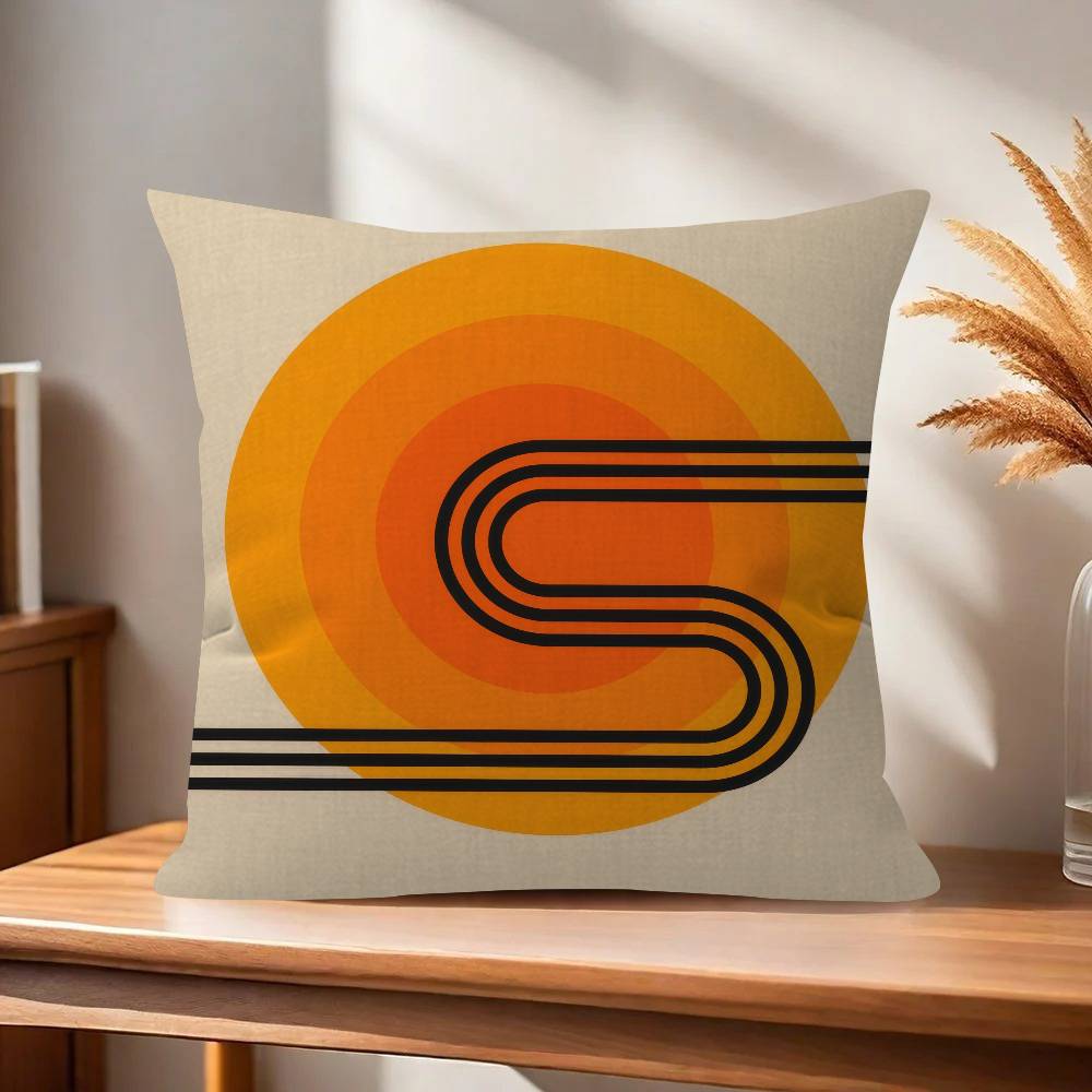 abstract Bauhausstyle  Pillow Anime Pillow Sofa Bed Head Pillow Cover Cushion Cover Fashion