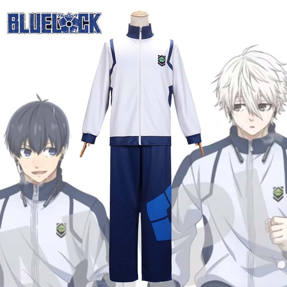 BLUELOCK Cosplay Kostým Seishiro Nagi Isagi Yoichi Cosplay Sportovní oblečení Tepláková souprava Školní uniforma Oblek Halloweenské kostýmy XS-XXXL
