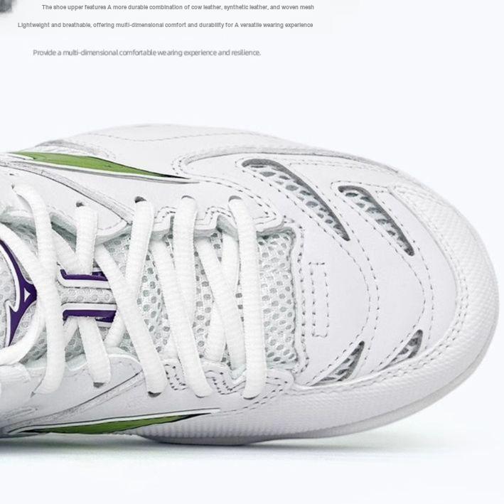 Mizuno Wave Fang Pro White Purple Green Unisex Sneakers Blue 71GA210000