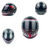 Venom Custom Bear Doll: Model Locomotive, Motorcycle Helmet, Car Pendant, Mini Figurine