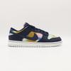 DM0108-400 Nike Dunk Low Graffiti Navy Yellow Obsidian Summit White Red (Men's)
