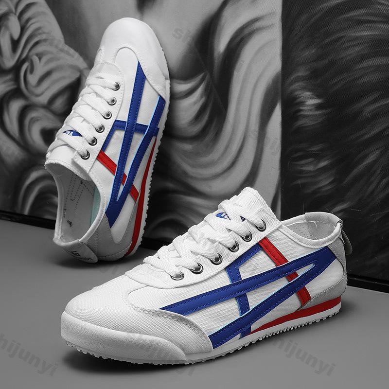 Summer Men's Canvas Shoes Breathable Comfortable Non Slip Casual Shoes Fashion Lightweight Outdoor Walking Flats Shoes