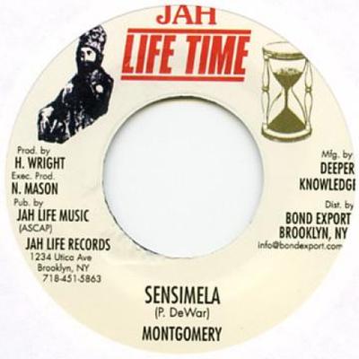 7-Zoll-Schallplatte MONTGOMERY Sensimela Dub JL005 Jah LifeBond E 2012 US Reggae Ska Dub Gebraucht