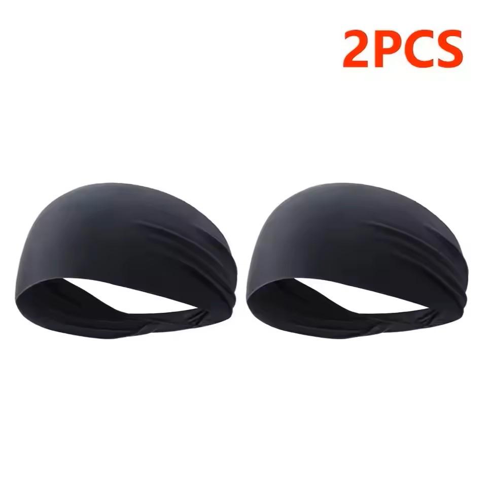 Bandeau de sport Bandeau de sueur Fitness Bandeau pour cheveux Tennis Yoga Absorbe la sueur Bandeau pour la tête Basketball Course à pied Bandeau de sueur Femmes Hommes