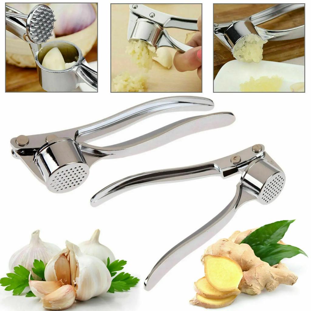 Garlic Press Crusher Mincer Kitchen Spaces Food Grade Stainless Steel Garlic Smasher Squeezer Manual Press Grinding Tool Kitchen Spaces Accessories