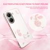 KADEM For Xiaomi Poco X7 Pro 5G Case Flower Rhinestone Decor Electroplating TPU Phone Cover