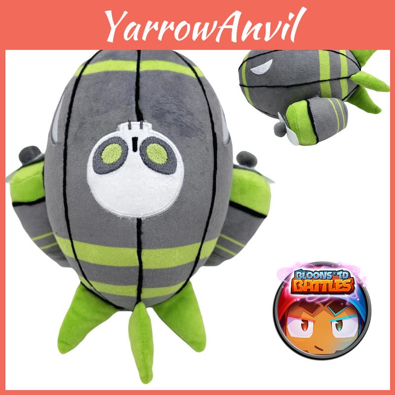 Zomg Jumbo Plüschtier Weich und gefüllt Faserkotton Grün und Grau 23*22cm
