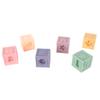 12PCS Children Silicone Building Blocks Soft DIY Educational Chewable Animals Shapes Cube Blocks Toys