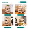 Mobile Multi-layer Snack and Storage Shelving Trolley for Living Room