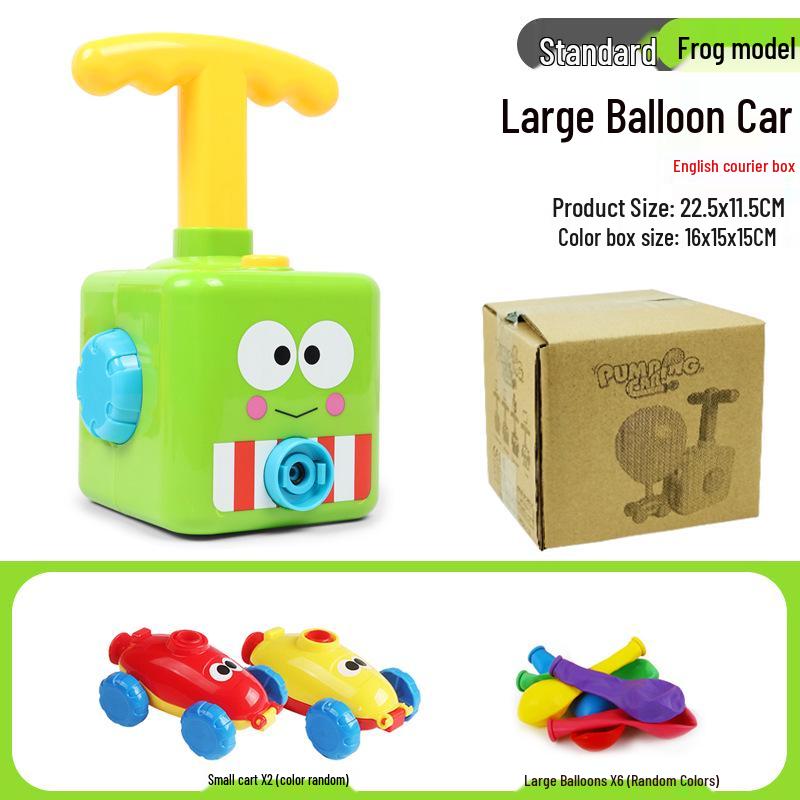 Free Shipping: Inertial Power Balloon Car for Kids – Press and Release Glider for Toddler Education