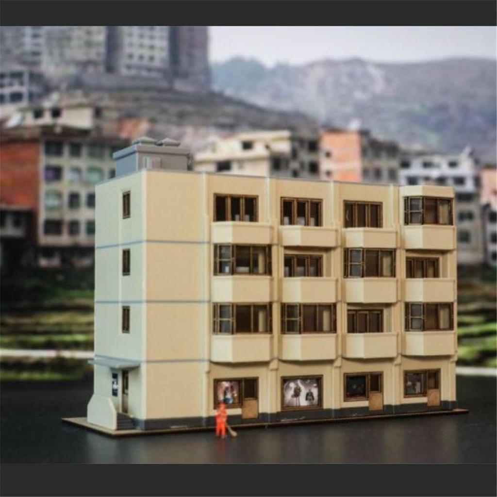 1:150 Diy Architecture Building Model Plastic Miniature House Office for N Scale City Scenery/Landscape/Decoration 1set