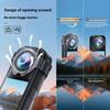 Upgrade Anti-fogging Lens Guard for Insta360 X5 Snap-on Optical Glass Lens Protective Anti-Scratch Cover for Insta 360 X5 Camera