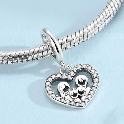 Original Charm Family Copper Charm Fit Bracelet Making For Woman Fine Jewelry