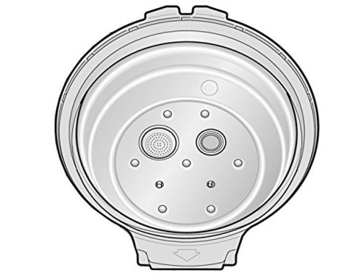

Panasonic Variable Pressure IH Jar Rice Cooker Lid Tiled ARB96-G71JUU