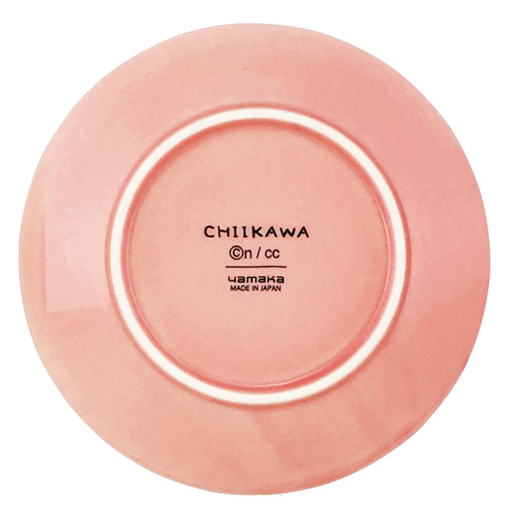 Officially Licensed Chiikawa Small Diameter X Rabbit Microwave and Dishwasher Made In Plate, 13.5cm 2cm, Colors, Safe, Japan, Pink, CKW13-257