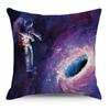 Wish Pillowcase Astronaut Planet Linen Pillow Cushion Cover