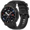 Sweatproof Sport Silicone Straps Multiple Hole Adjustable Universal Fit Flexible Soft Silicone Watch Band for Smartwatches