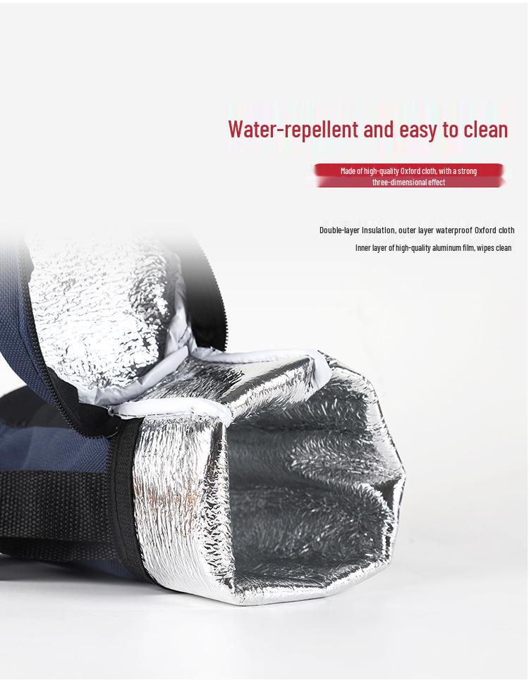 Oxford Cloth Insulated Ice Bag & Hot Water Bottle Sleeve - Custom Logo, Ideal for Outdoor Picnics & Travel