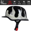 Vintage Motorcycle Half Helmet Men Women Retro German Style Urban Commuter Lightweight Safety