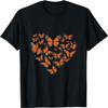 Heart Monarch Michoacan Mariposa Butterfly Lepidopterist T-Shirt