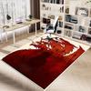 1pc Fire and Blood Office Carpet Chair Mats, Home Decor Mat | Fantasy Theme Mat | Durable Mat, Dragon DecorB02