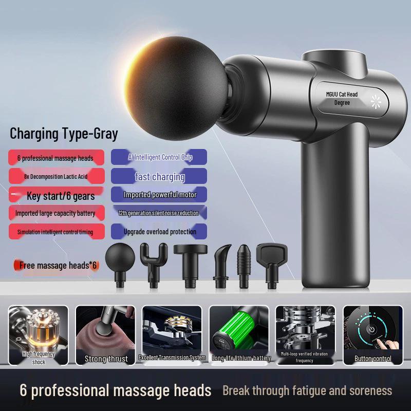 Owl 16-Head Electric Muscle Massager Gun for Lumbar  Leg Relaxation