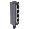 RJ45 Ethernet Splitter Cable Adapter, 1 to 4 Port Networking Extension Connector Fast Speed for Home and Offices