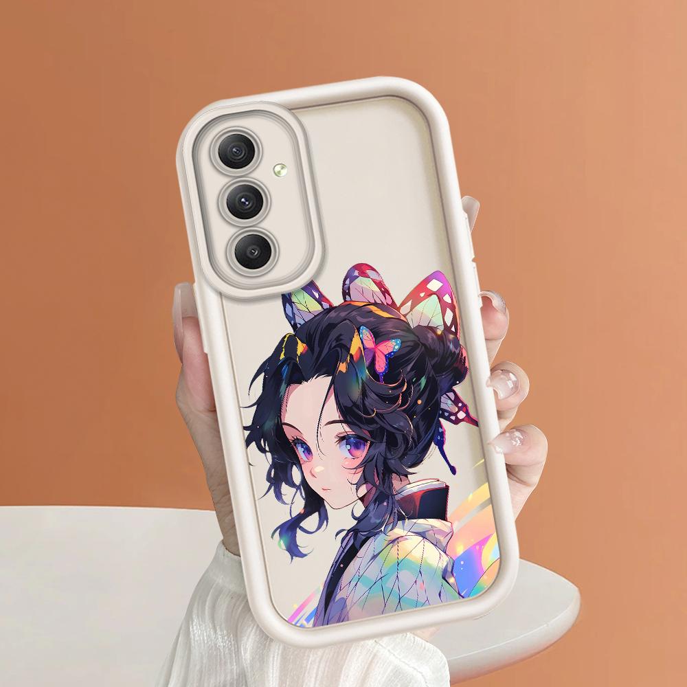 Soft Silicone Square Ladder Printing Pattern Phone Casing Full Cover Camera Shockproof Protection Rubber Case for Samsung