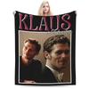 Klaus Mikaelson the Vampire Diaries Blanket Fleece Summer Portable Super Soft Throw Blankets for Home Travel Rug Piece