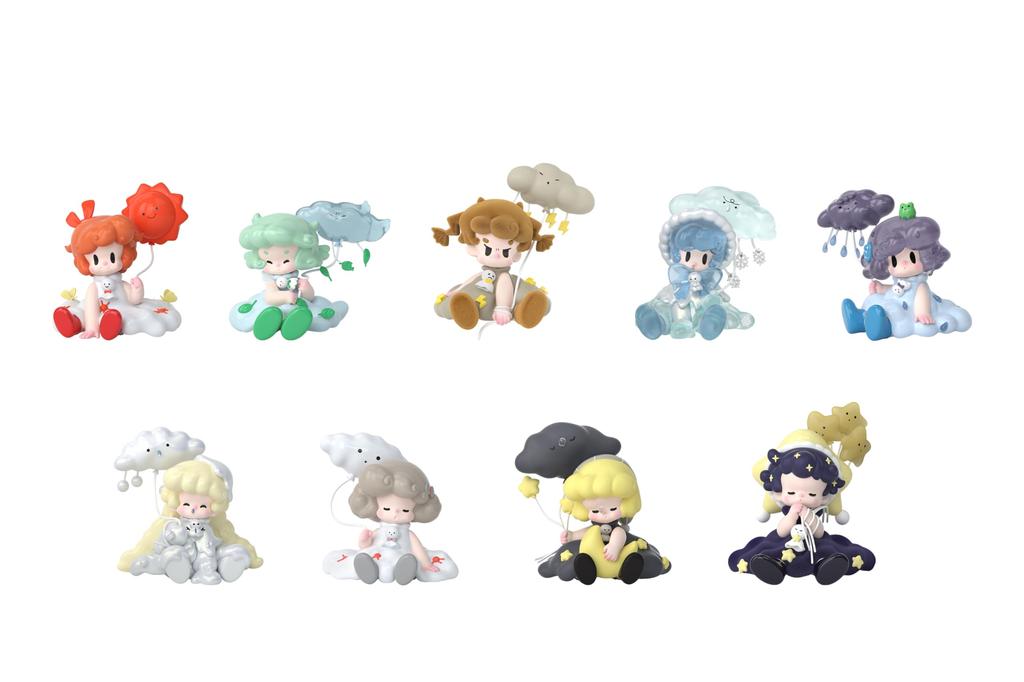 52TOYS BLINDBOX UKI Moods and Weather Series 8-Piece Box