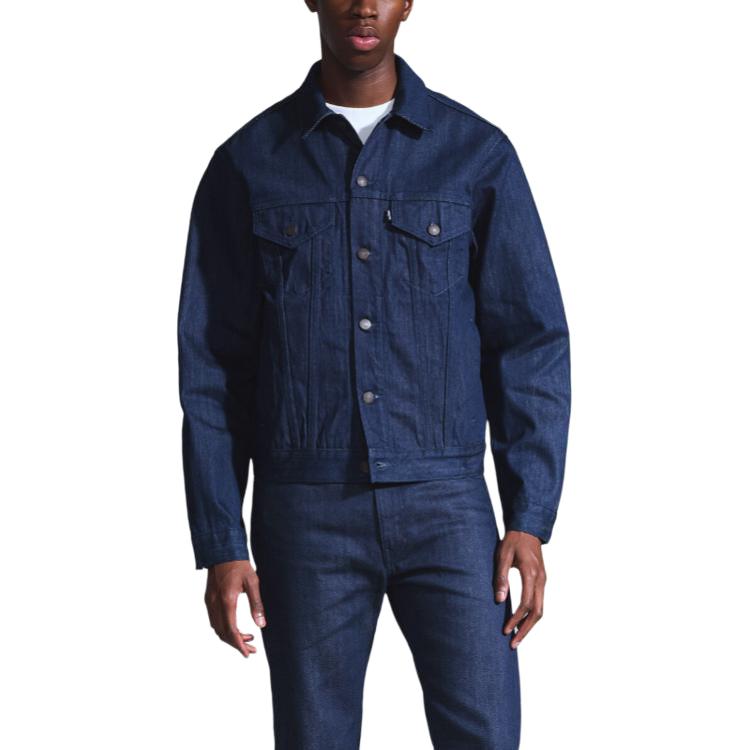 Levis Bluetab™ Series Ss25 Bluetab™ Series Multi-Pocket Design Button Closure Denim Jacket Men jackets Deep-Indigo A5883-0003