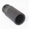 LONG IMPACT SOCKET 12-KT 24MM 1/2"