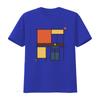 Mondrian Who T Shirt Vintage Top For Everyday Wear Graphic Streetwear Homme Versatile Breathable Comfortable