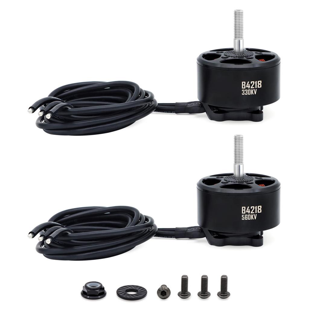 Brushless Outrunner Motor 14 Pole with 6.0mm M6 Shaft, 14AWG Silicone Wire 670mm for RC Quadcopter