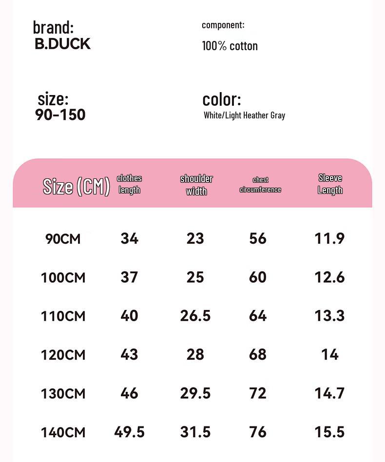 B.Duck Girls' Cotton Strawberry Short-Sleeved T-Shirt