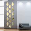 10 piezas/set Pegatinas de Espejo Acrílicas Forma de Gota de Agua Azulejos de Espejo Reflectantes Calcomanías de Pared 3D Extraíbles Arte de Pared DIY Decoración de Sala de Estar