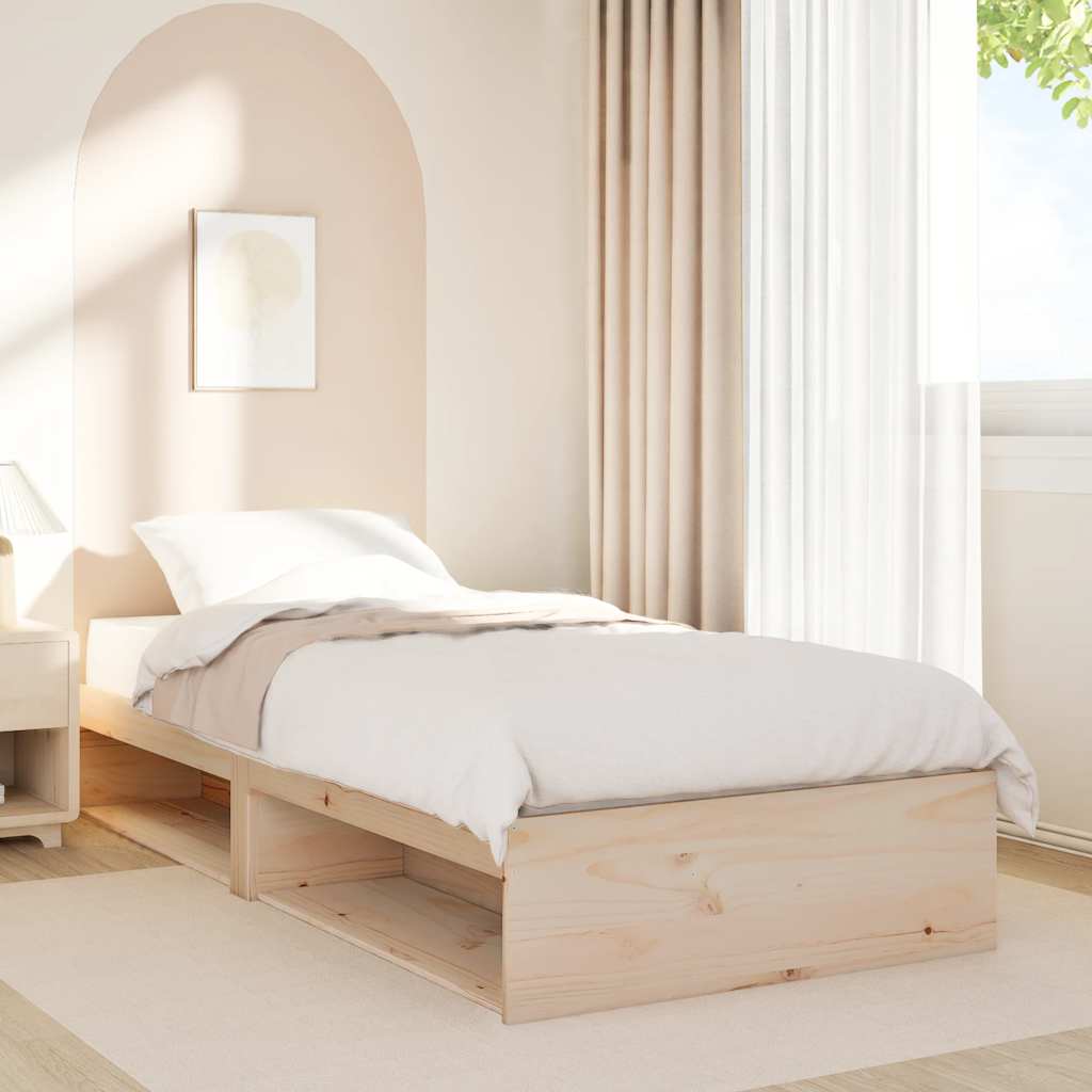Daybed Without Mattress 90x200 Cm Solid Pine Wood
