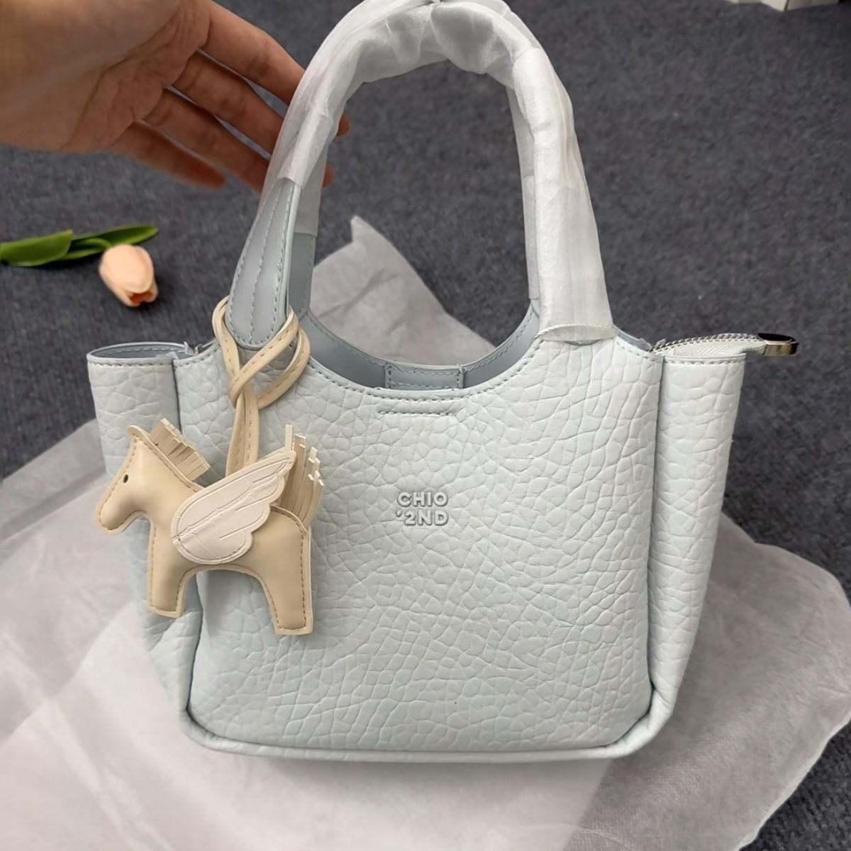 

Женская сумка-тоут светло-голубая текстурная сумка для поездок на работу на плечо сумка-мессенджер