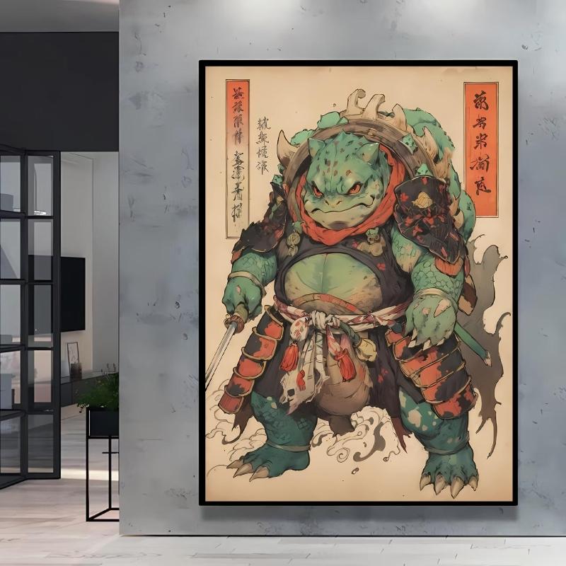 Japanese Classic Anime Pokemon Pikachu Retro Canvas Poster Prints Cartoon Picture Home Children's Room Decoration Holiday Gift
